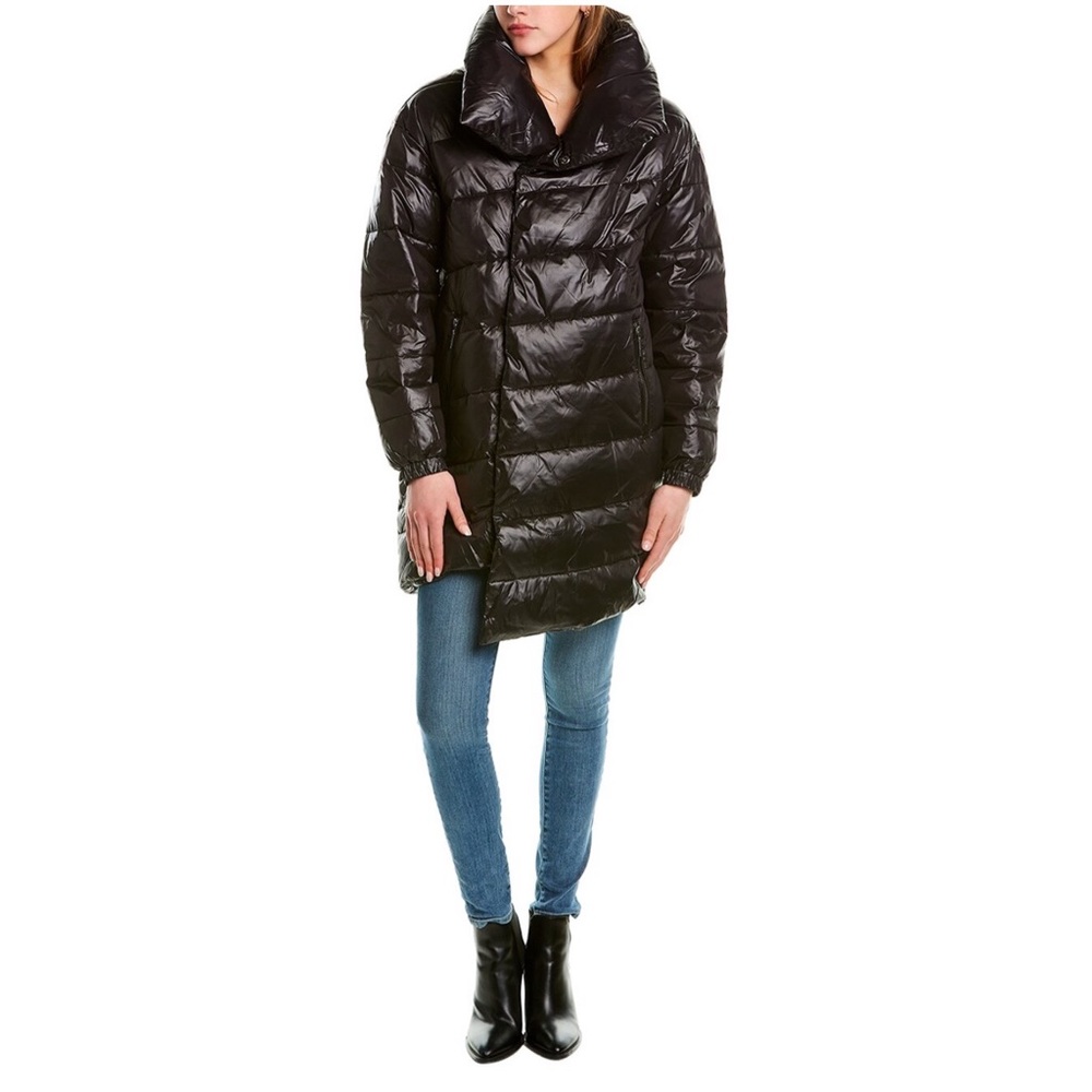 NVLT black women’s winter puffer jacket